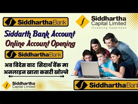 siddhartha bank account opening